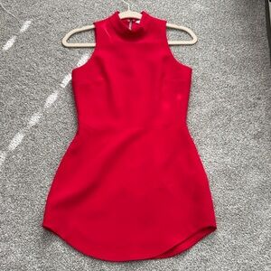 Amanda Uprichard Red Mini Dress